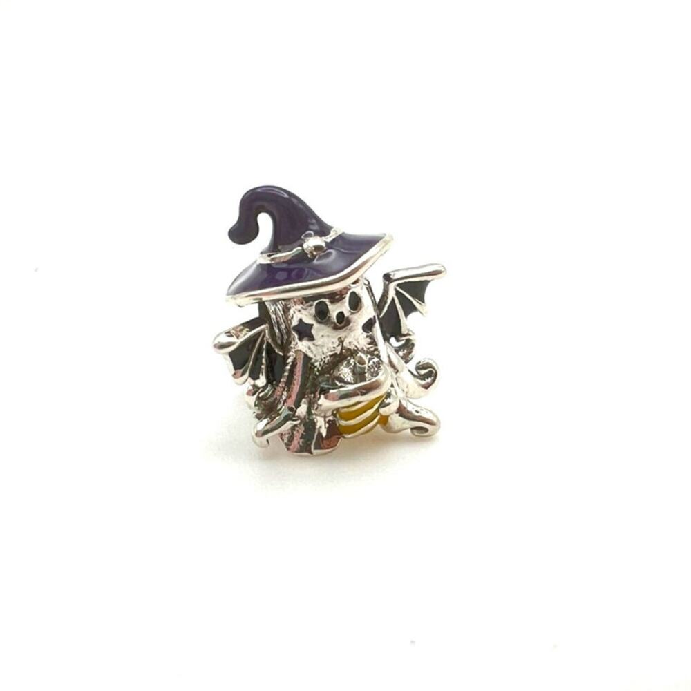 NEW Halloween Ghost Witch Bat Charm for European Bracelet - Picture 2 of 5